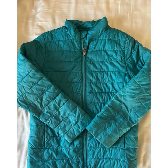 Lands end teal jacket size 7 - Picture 2 of 7
